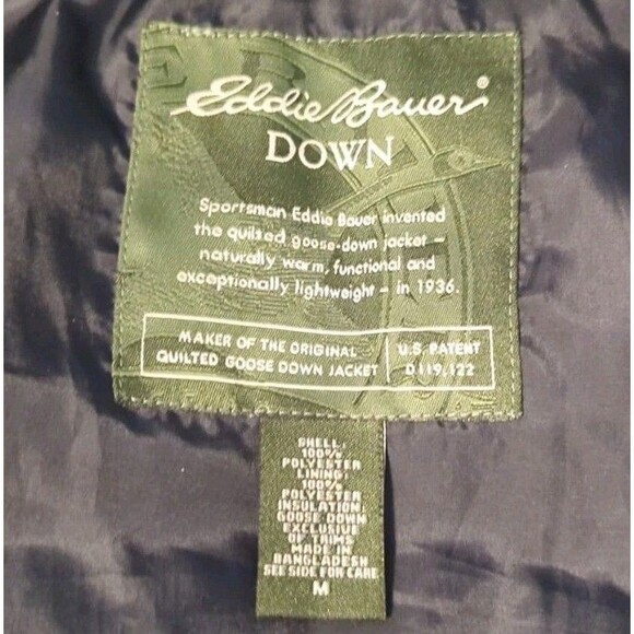 Eddie Bauer Women's Goose Down Puffer Vest Faux Fur Trim Outdoor Hiking Size M - Picture 8 of 10